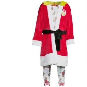 The Grinch toddler robe and pajama set